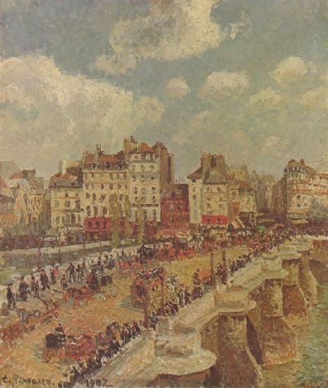Camille Pissarro Le Pont-Neuf France oil painting art